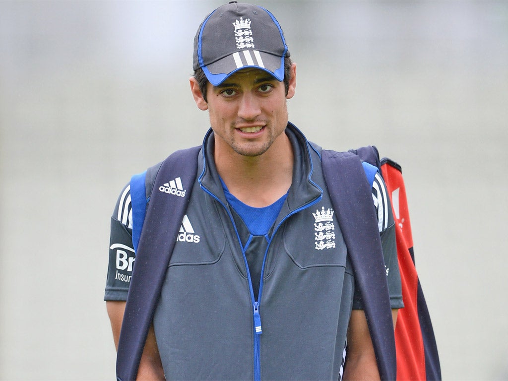 Alastair Cook, England's captain, was frustrated yesterday