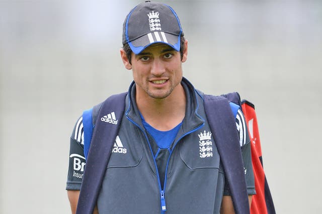 Alastair Cook, England's captain, was frustrated yesterday