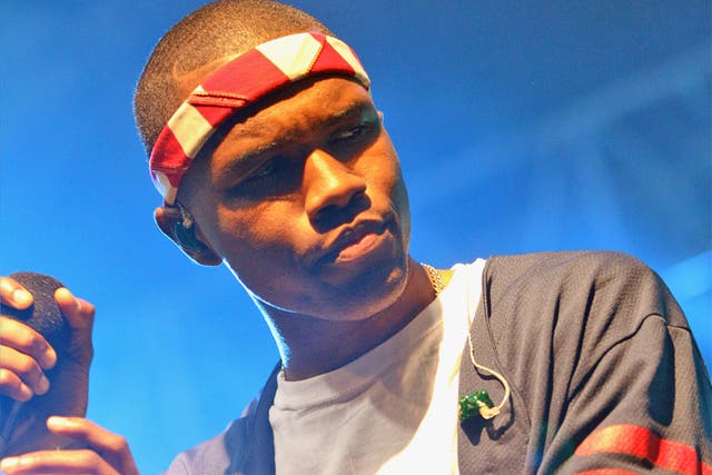 Speak out: Frank Ocean described a past relationship with a man as his 'first love'