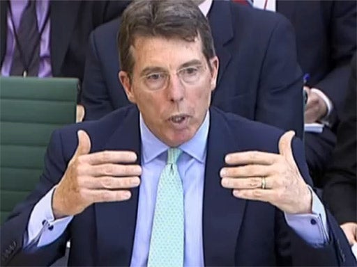 Bob Diamond at the Select Committee hearing yesterday