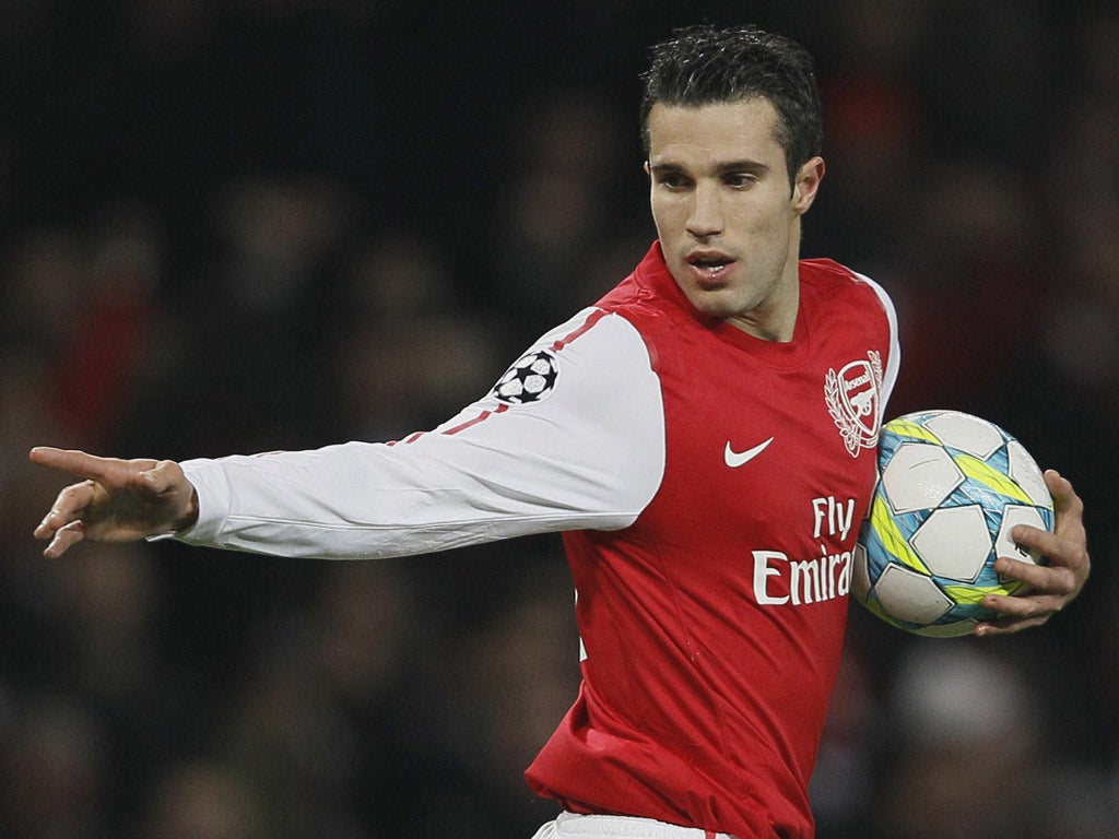 City have been helping Robin van Persie with house-hunting
