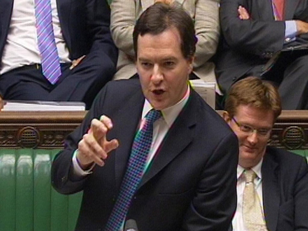 George Osborne repeatedly clashed with Labour's Ed Balls