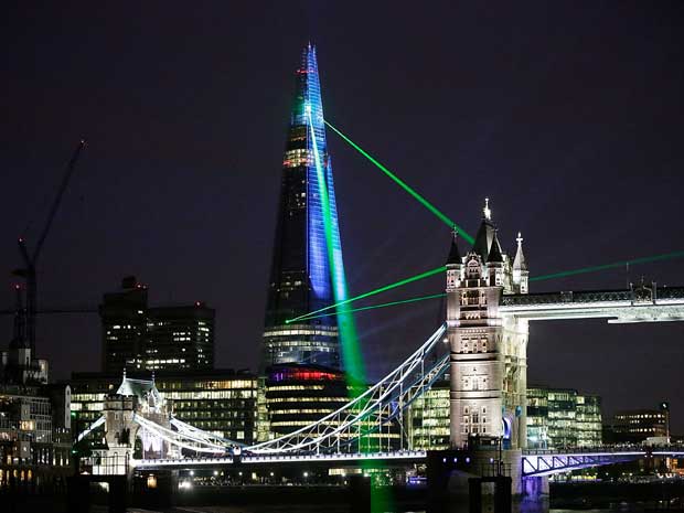 The Shard was officially unveiled yesterday