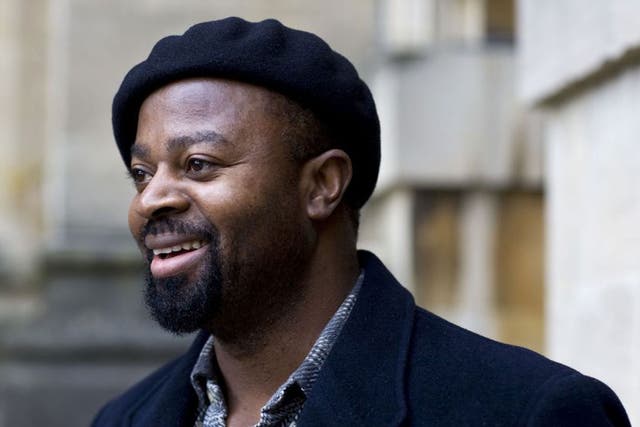 OXFORD, UNITED KINGDOM - MARCH 26: Ben Okri Author, poses for a portrait at the Oxford Literary Festival in Christ Church, on March 26, 2010 in Oxford, England. (Photo by David Levenson/Getty Images) *** Local Caption *** Ben Okri