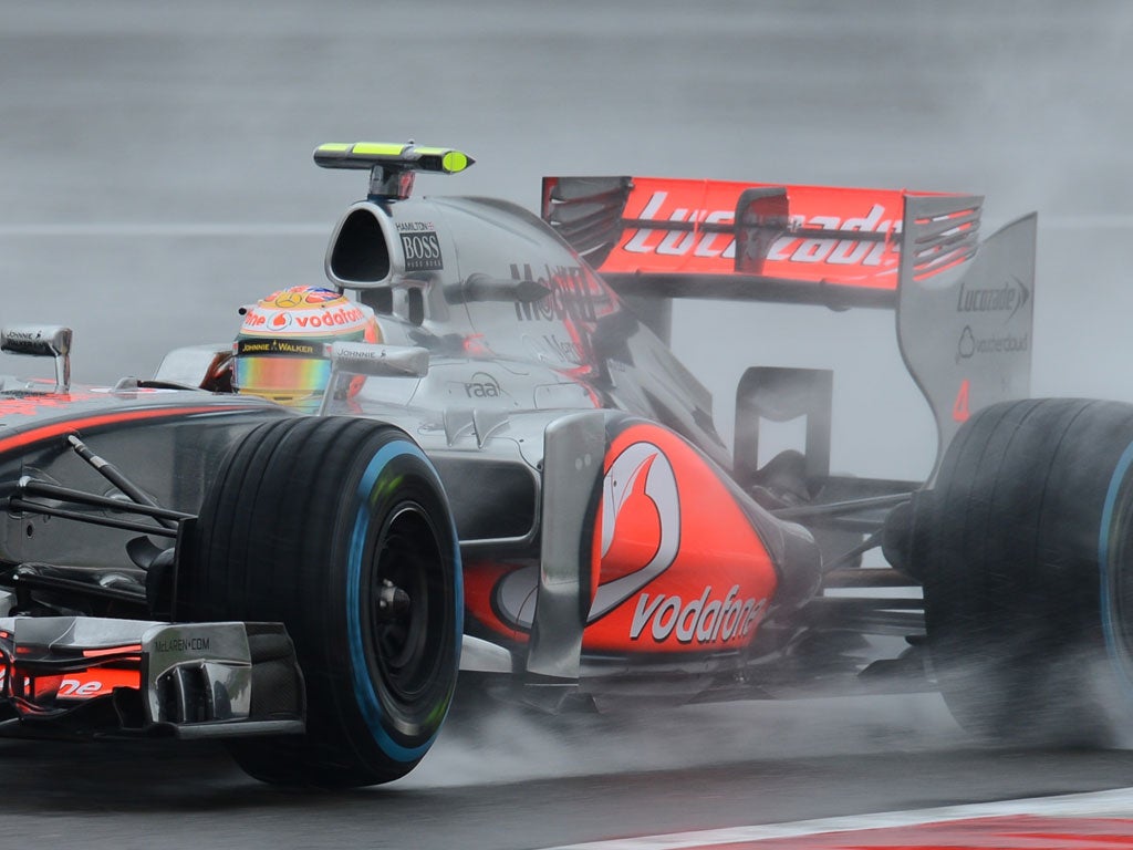 Lewis Hamilton pictured at Silverstone