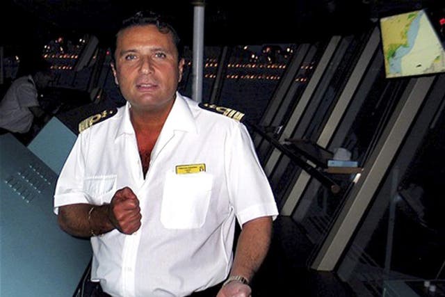 Captain Schettino of the Costa Concordia says divine intervention caused him to change course at the last minute and prevent a worse disaster