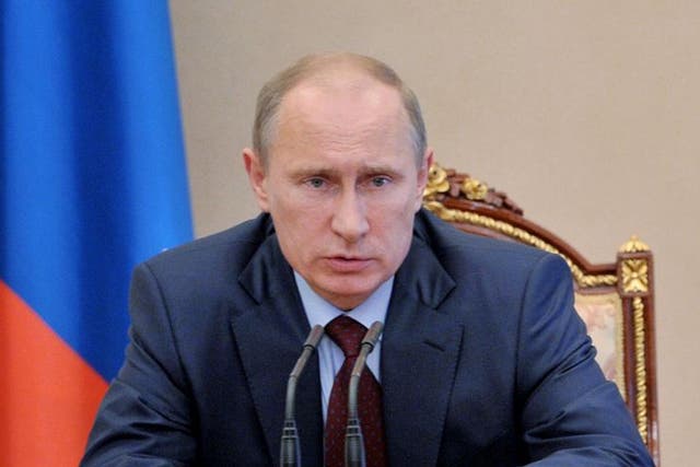 President Vladimir Putin who was re-elected in May