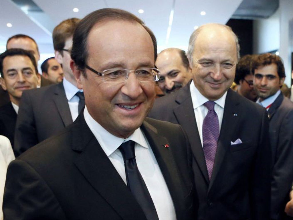 French President Francois Hollande