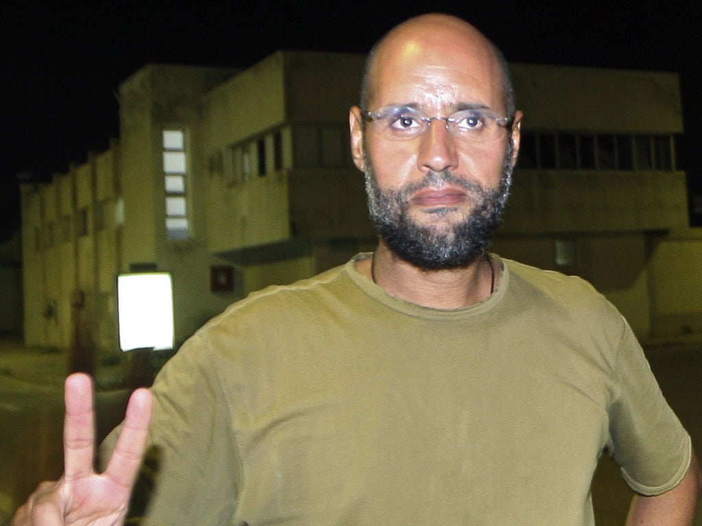 Saif Gaddafi: International Criminal Court wants him to stand trial in
The Hague