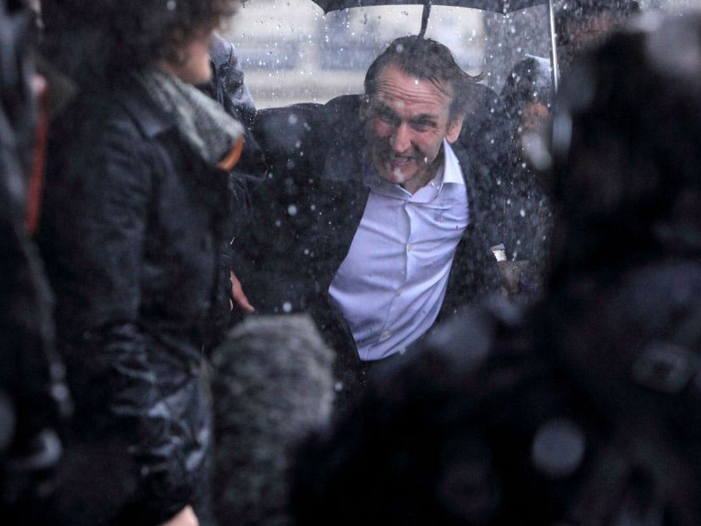 Eccleston plays an alcoholic council official in 'Blackout'