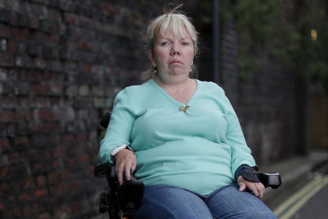 Mary Garland, 46, from Westminster, has Crohn's disease and also suffers from rheumatoid arthritis. She says of the cuts: 'I feel like we're going backwards - away from the philosophy of living independent lives'