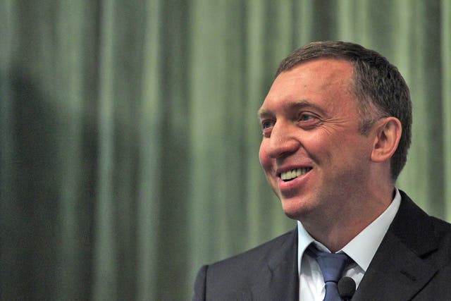 Oleg Deripaska (pictured) will join battle on Monday with Michael Cherney