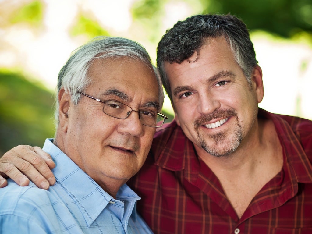 US Congressman Barney Frank (left) and his partner Jim Ready have recently tied the knot
