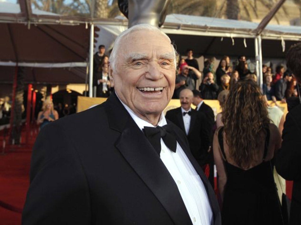 Ernest Borgnine was known for blustery, often villainous roles