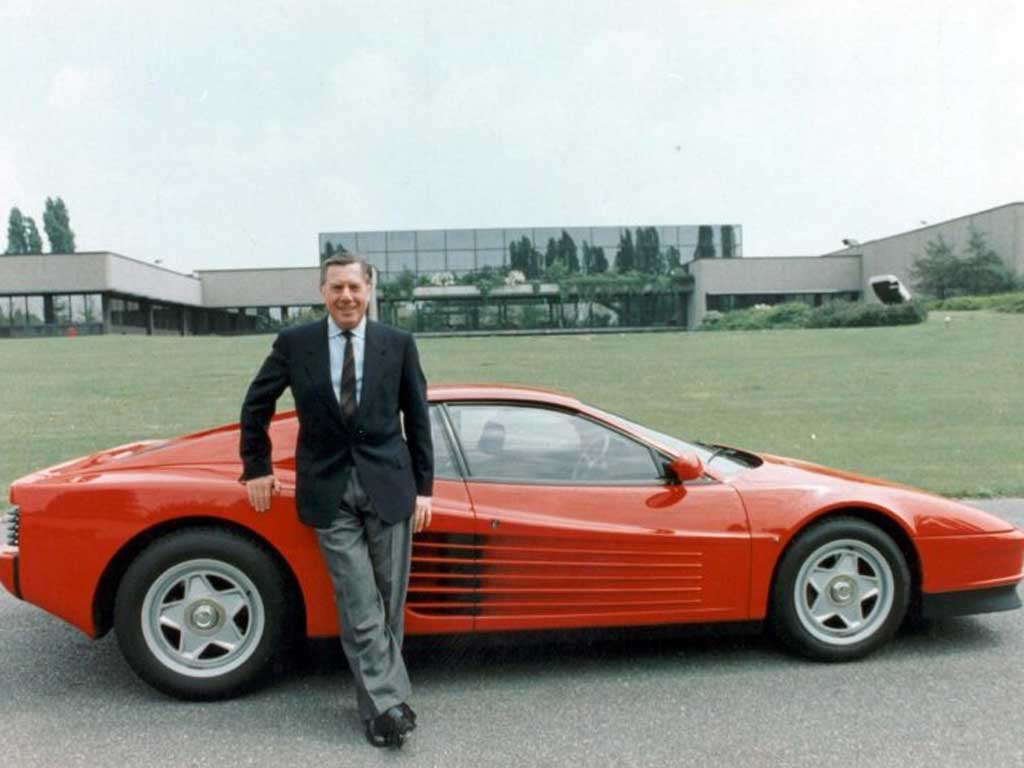 Pininfarina and a Ferrari Testarossa