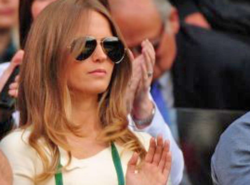 Kim Sears, Andy Murray’s girlfriend of five years, was a special one in the crowd