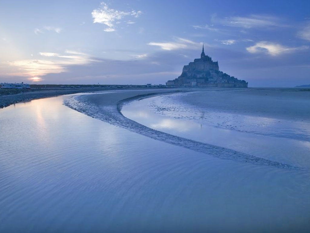Mont St-Michel is one of France's best known attractions