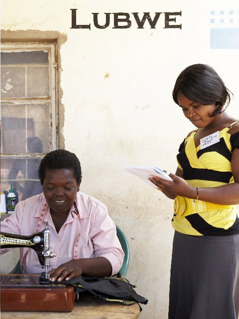 Girl power: Melody Jori (standing) mentors other young women and girls
