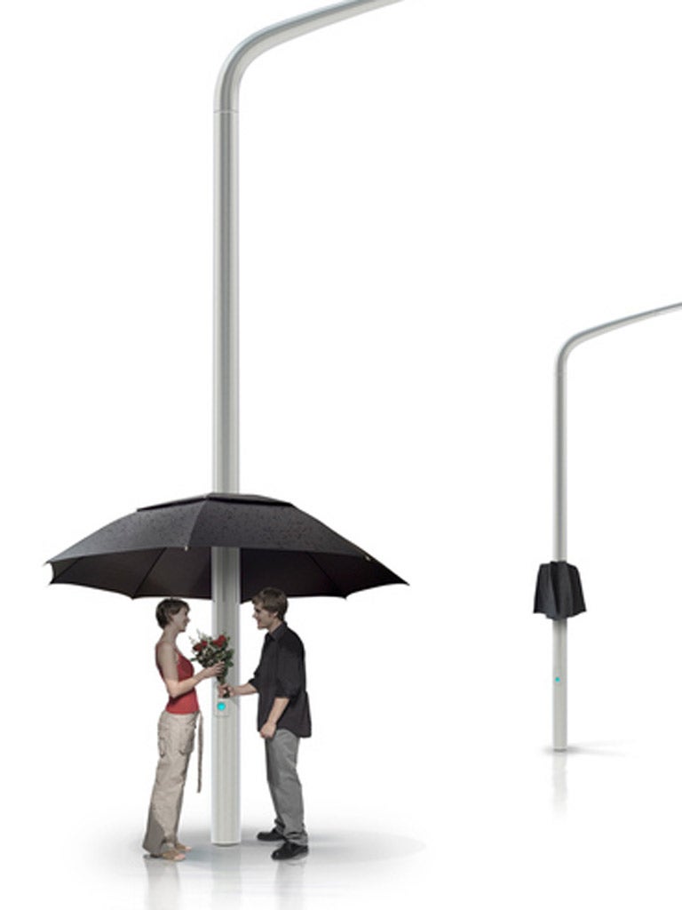 A brolly good idea: the Lampbrella