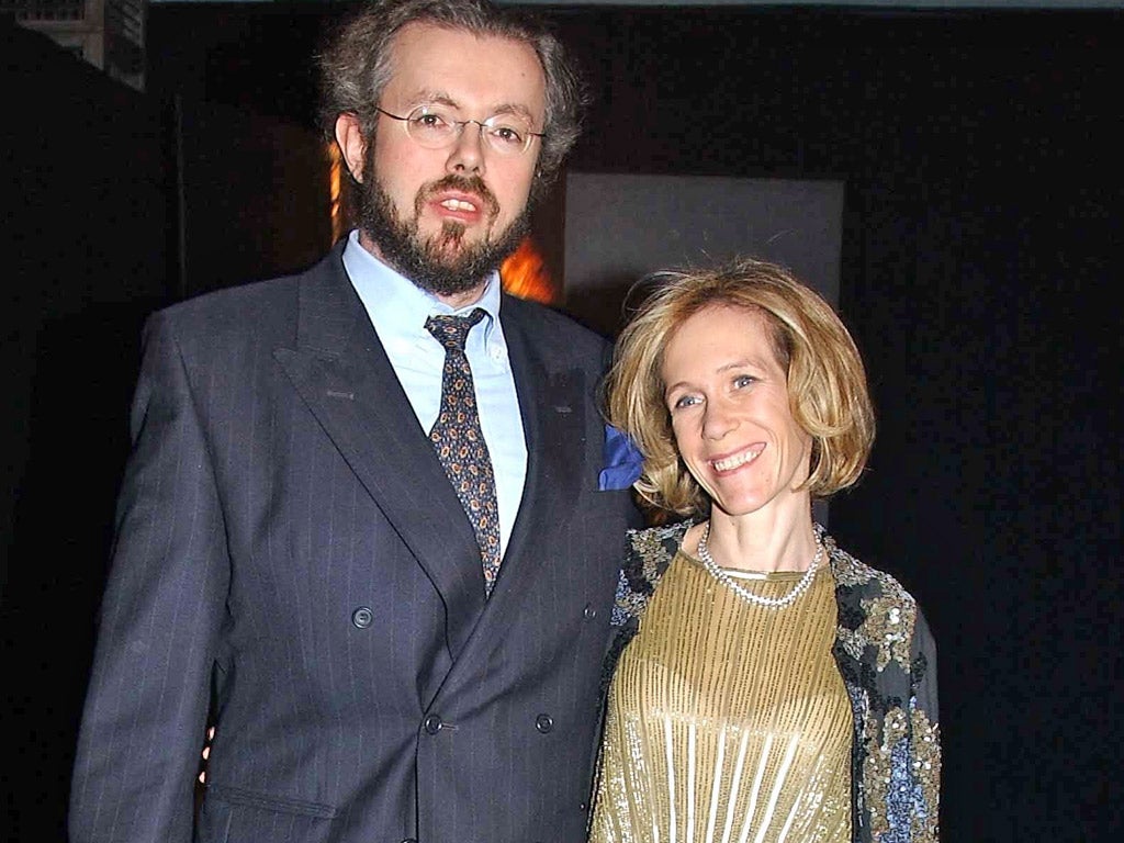 Hans Kristian Rausing with his wife Eva