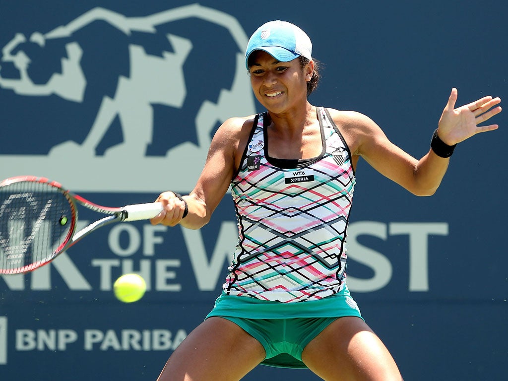 Heather Watson at the Stanford Classic