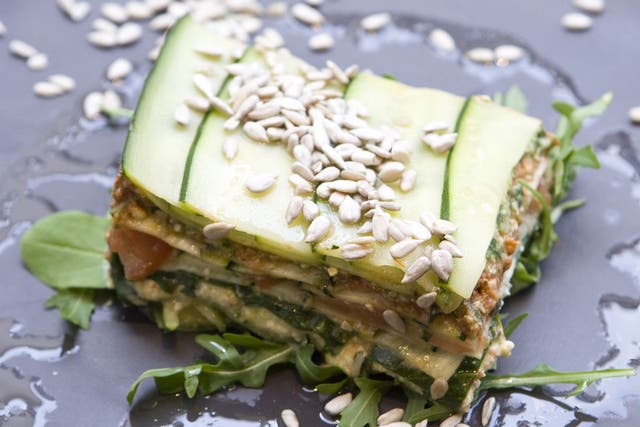 Raw lasagne from 42°Raw