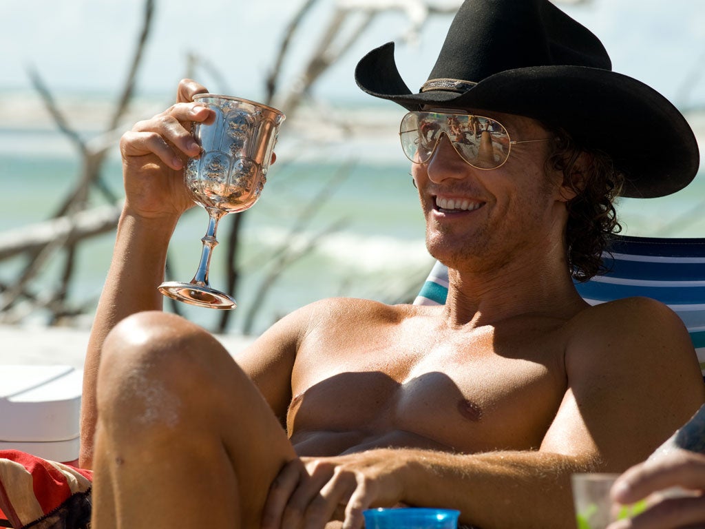 Here's to me: Matthew McConaughey shows how preening narcissism is done as strip-club impresario Dallas in 'Magic Mike'