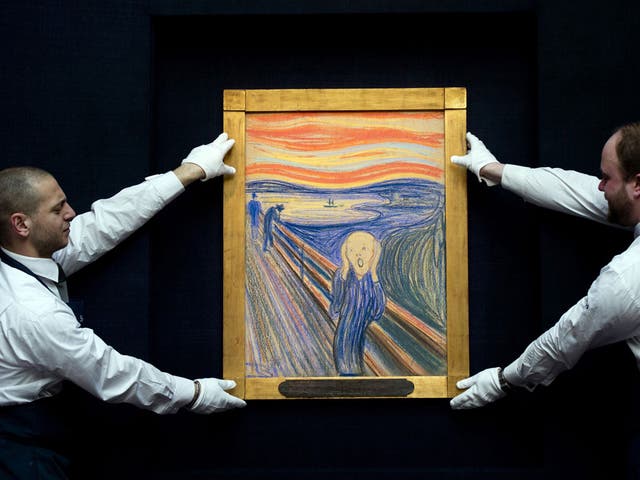 Edvard Munch's The Scream sold at auction for almost $120m