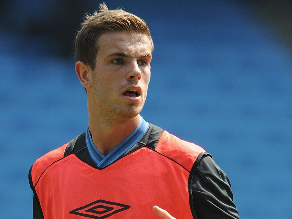Jordan Henderson: The 21-year-old midfielder has 'an incredible attitude', claims Brendan Rodgers