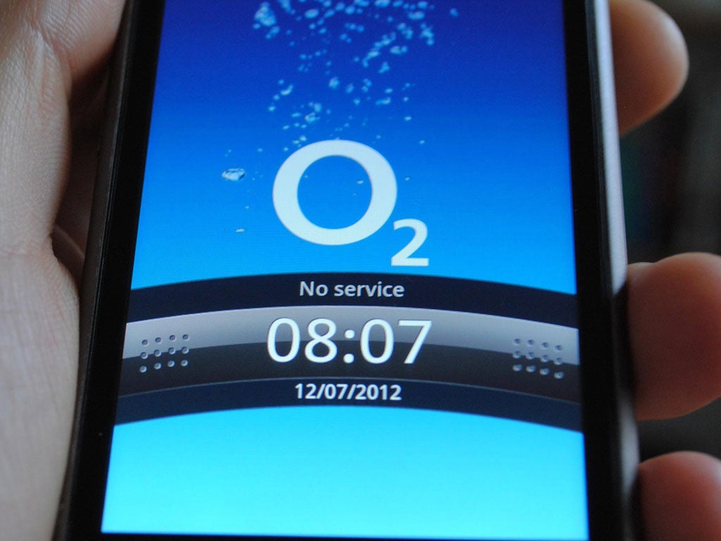 The O2 mobile network was down for thousands of users this week