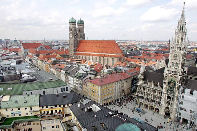 Munich's rooftops