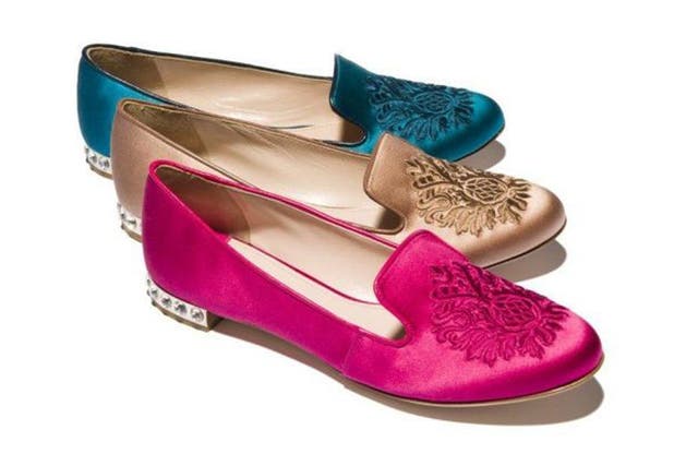 We love: Slip of a thing - Who needs a glass slipper from a handsome prince to make them feel like a fairytale  princess? The Fashion Audit would rather have a  pair of these bright satin beauties any day. £420, miumiu.com