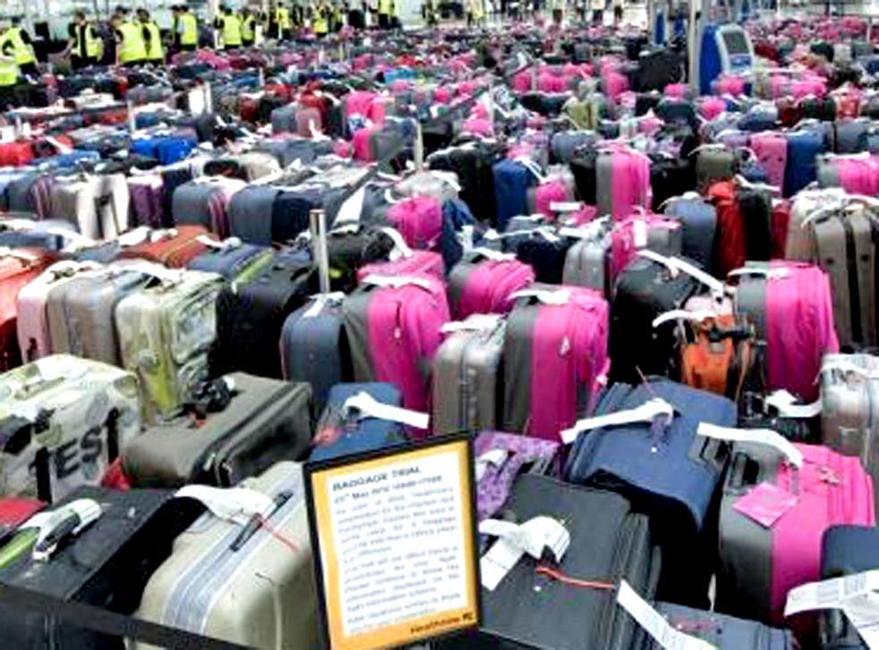 Britain’s busiest airport was inundated by Olympic baggage