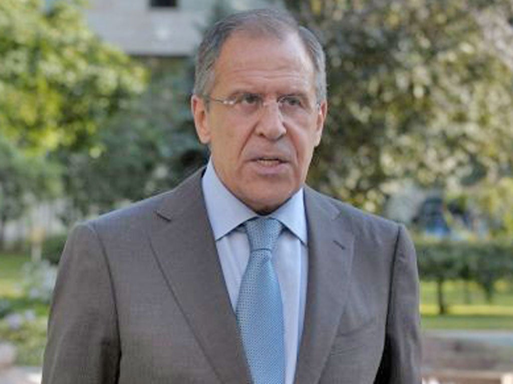 Sergei Lavrov accused Western powers of blackmail