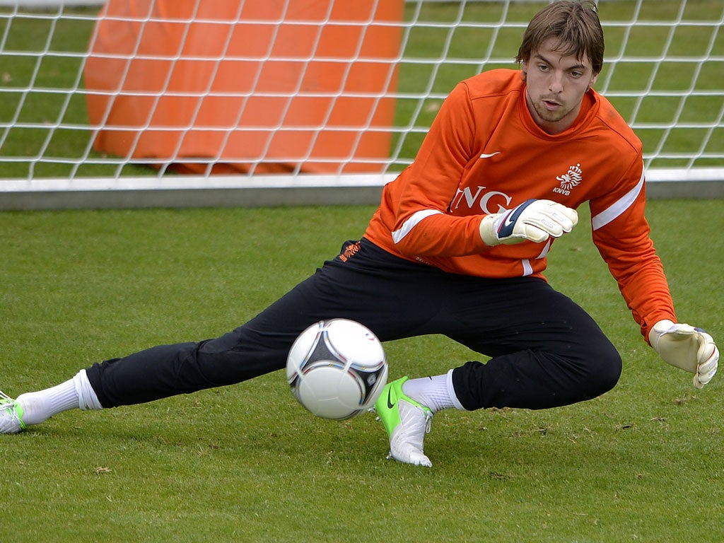 Krul sat helplessly on the bench as his country slipped out of the finals having lost all three of their group games