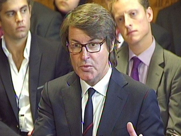 G4S chief executive Nick Buckles gives evidence on Olympic security staffing to the Home Affairs Select Committee
