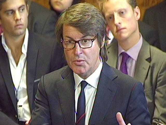 G4S chief executive Nick Buckles gives evidence on Olympic security staffing to the Home Affairs Select Committee 