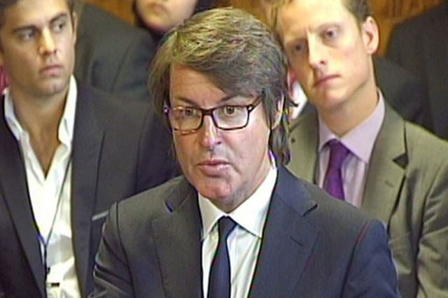 G4S chief executive Nick Buckles gives evidence on Olympic security staffing to the Home Affairs Select Committee 