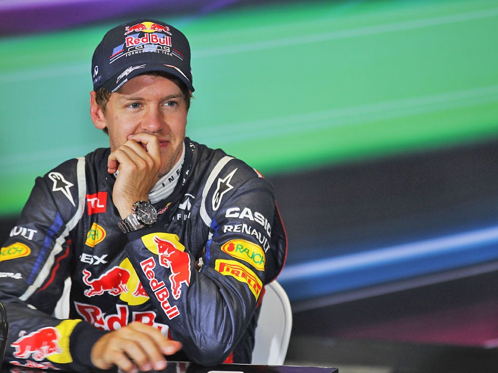 Vettel has been plagued by constant speculation this season linking him with a move