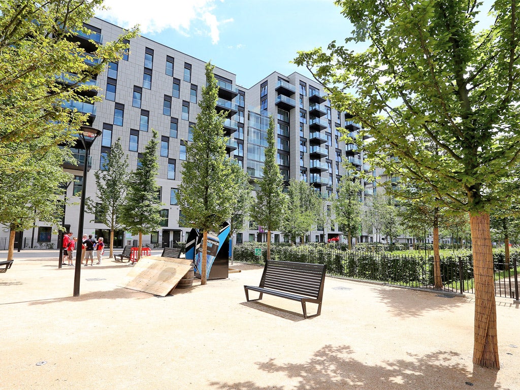 A glimpse of the Athletes' Village in Stratford