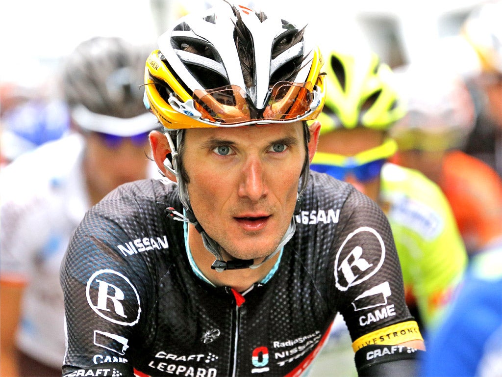 Franck Schleck finished third in last year's Tour
