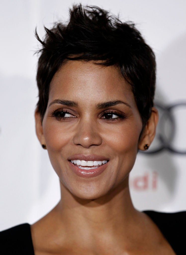 Halle Berry, pictured in May, is reported to have been injured while filming The Hive