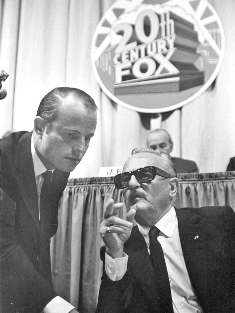 Movie dynasty: Zanuck, left, and his father Darryl