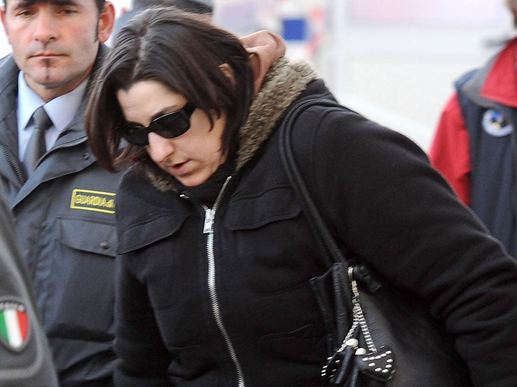Susy Albertini, whose daughter Dayana Arlotti, five, was killed