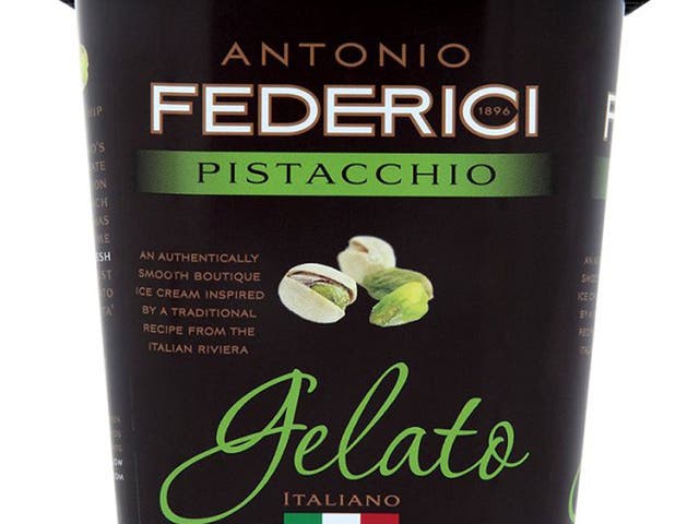 1. Antonio Federici pistacchio

<p>£4.39 for 500ml, ocado.com</p>

<p>A gelato, the low-fat cousin of ice cream, made to the 1896 Federici Family recipe. It's quite thick, with a tongue-pleasing creaminess and is subtly sweet.</p>