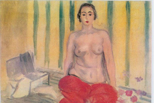 No one knows exactly when the Matisse painting was switched for the imperfect forgery
