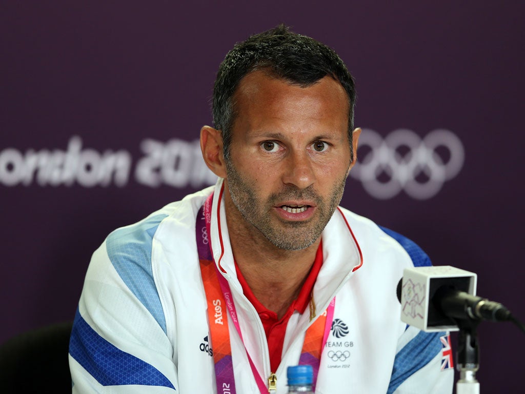 Ryan Giggs is currently on duty with Team GB