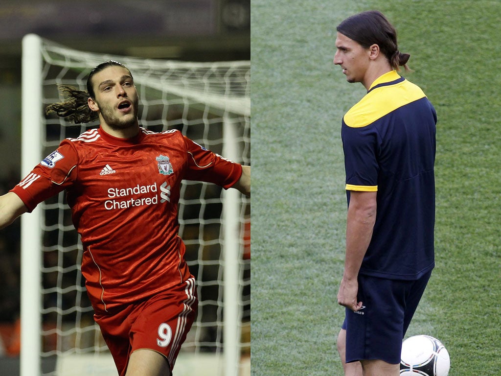 PSG's new signing Zlatan Ibrahimovic and Newcastle-bound Andy
Carroll prove that big guys with ponytails are hot property right now