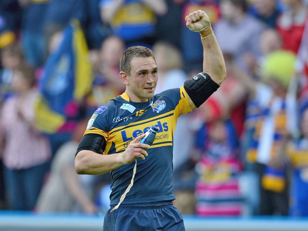 Kevin Sinfield: Scored Leeds' final try after converting four of their previous efforts