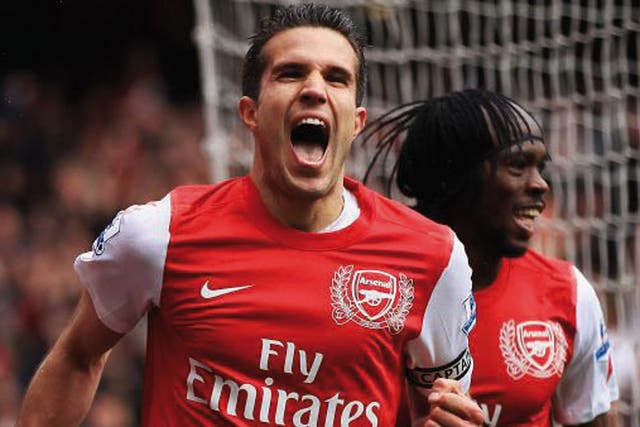 Arsene Wenger on Van Persie: 'For me, Van Persie is one of the best strikers in the world...and my desire is to keep him at the club'